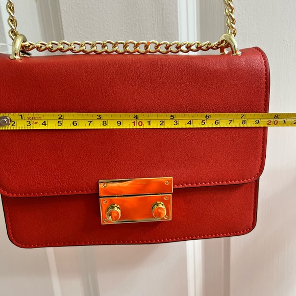 BCBGeneration Fiery red orange crossbody bag - Picture 16 of 16